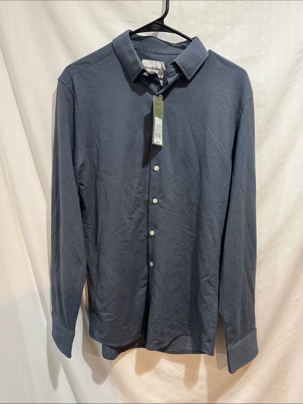 Goodfellow & Co Slate Blue Button-Down Long Sleeve Shirt